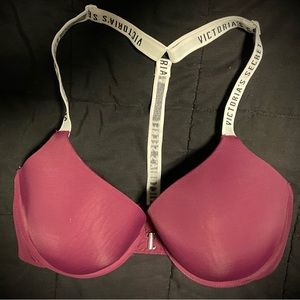 Victoria’s Secret T-Shirt Push-Up bra front closure 34DD
